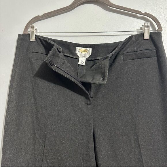 Talbots stretch dark gray capris size 16 - Picture 2 of 5